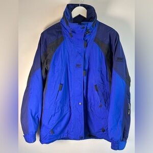 VTG Helly Hansen Jacket Coat Thinsulate Liteloft Zip Out Hood Waterproof Size M